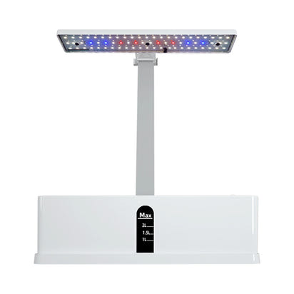 Indoor Smart Herb Garden Kit – LED Grow Light, Self-Watering Hydroponic Planter for Kitchen Counter