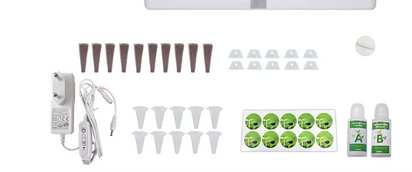 Indoor Smart Herb Garden Kit – LED Grow Light, Self-Watering Hydroponic Planter for Kitchen Counter