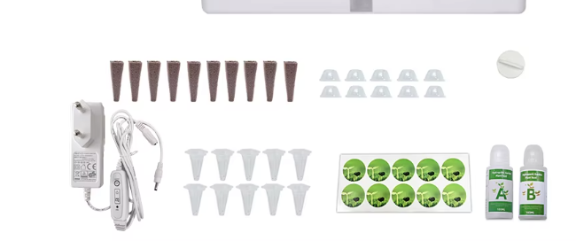 Indoor Smart Herb Garden Kit – LED Grow Light, Self-Watering Hydroponic Planter for Kitchen Counter